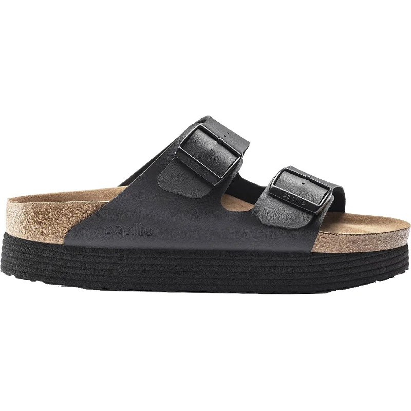 Sandals with gift wrappingWomen's Birkenstock Papillio Arizona Platform Vegan Black Birko-Flor