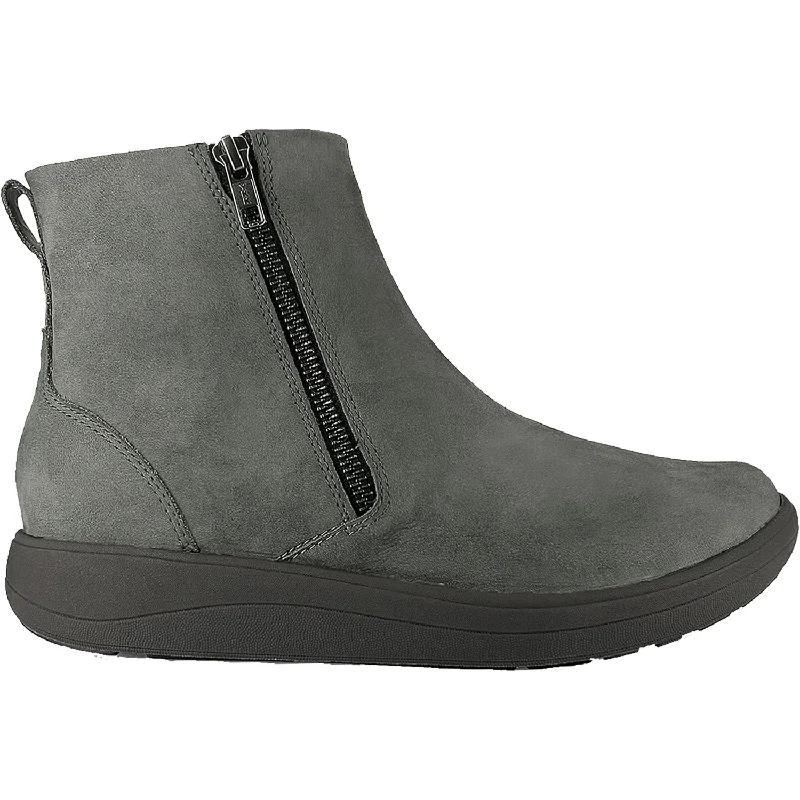 Booties for active heels-Women's Strive Bamford II Dark Grey Nubuck