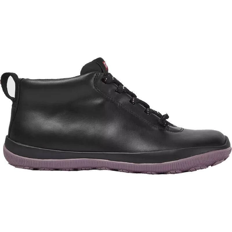 Booties for casual fashion-Women's Camper Peu Pista Gore-Tex Black Leather