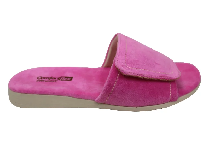 Slippers with soft paddingComfortflex Relax Relaxo Womens Open Toe Slippers Made In Brazil