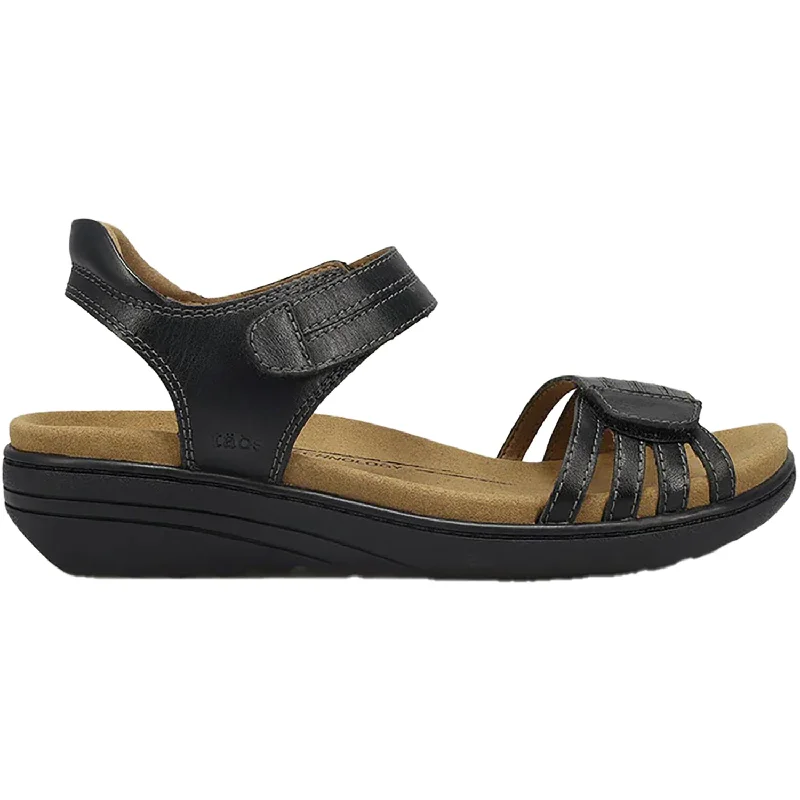 Sandals for soft leatherWomen's Taos Mellow Black Leather