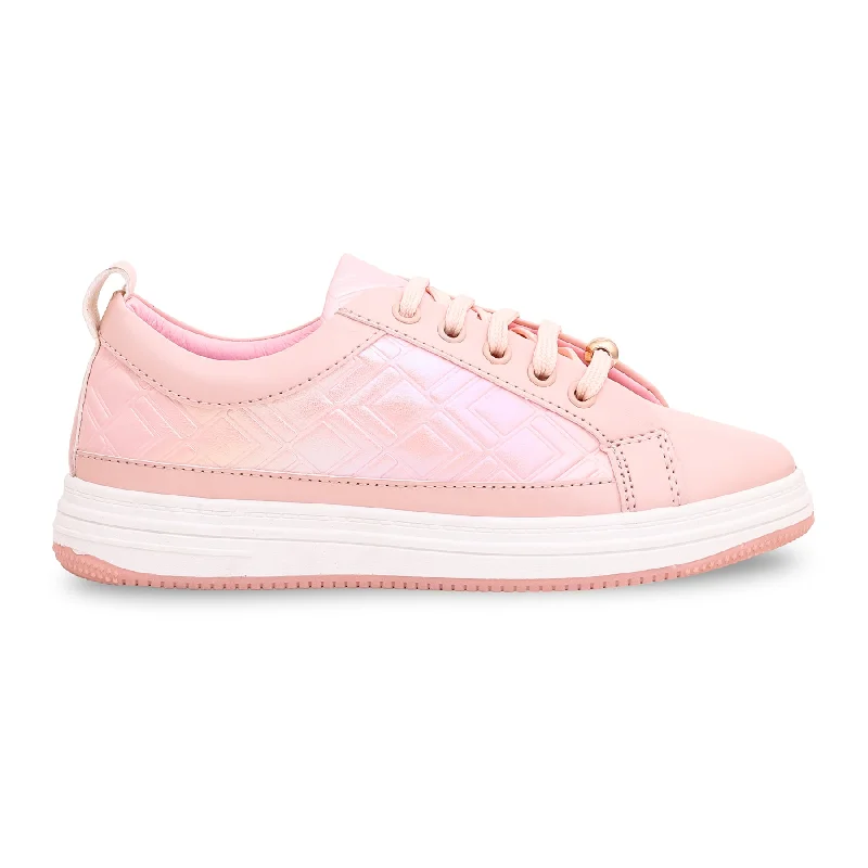 Athletic shoes for trail running-Peach Casual Sneaker AT7280