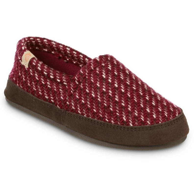 Slippers with plush feelMoc Slipper - Garnet - Women's