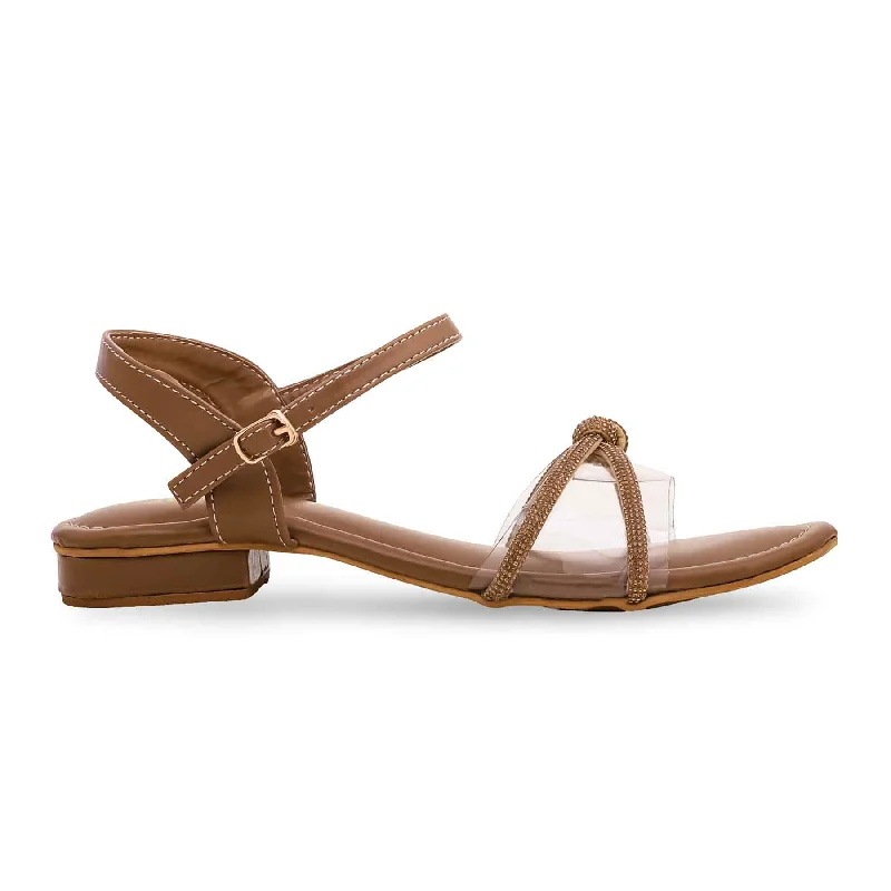 Sandals with UV protectionBrown Formal Sandal FR5277