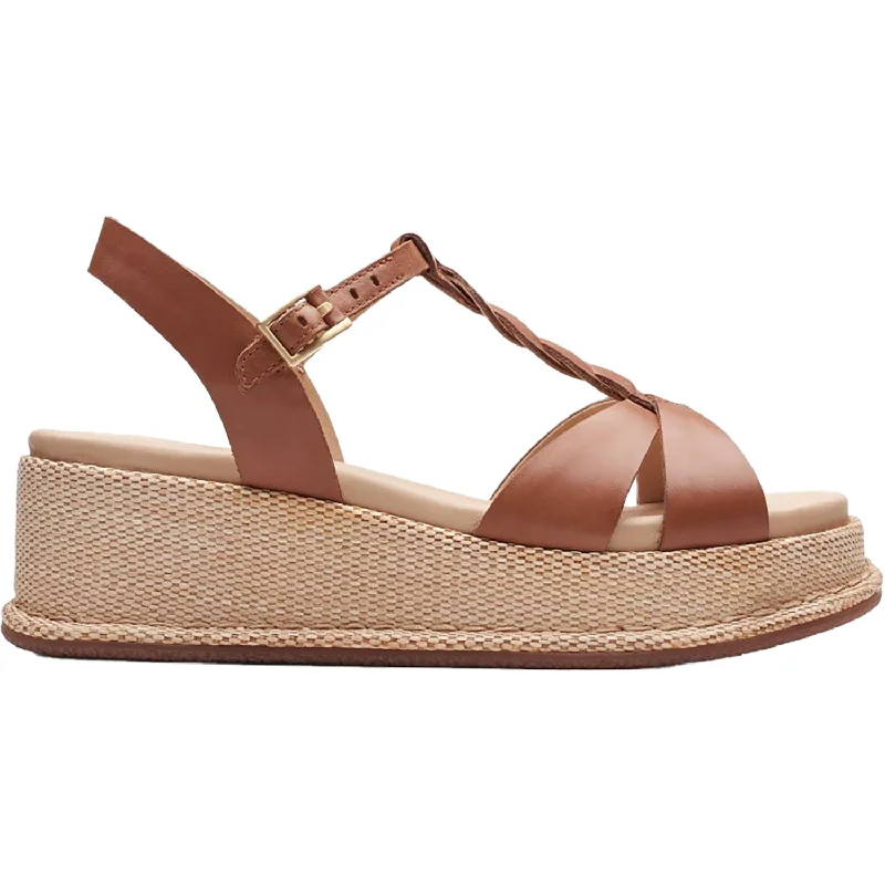 Sandals for humid comfortWomen's Clarks Kimmei Twist Tan Leather