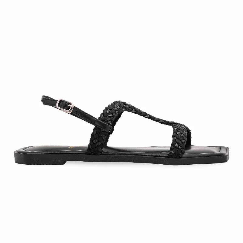 Sandals with gypsy styleBlack Formal Sandal FR5267