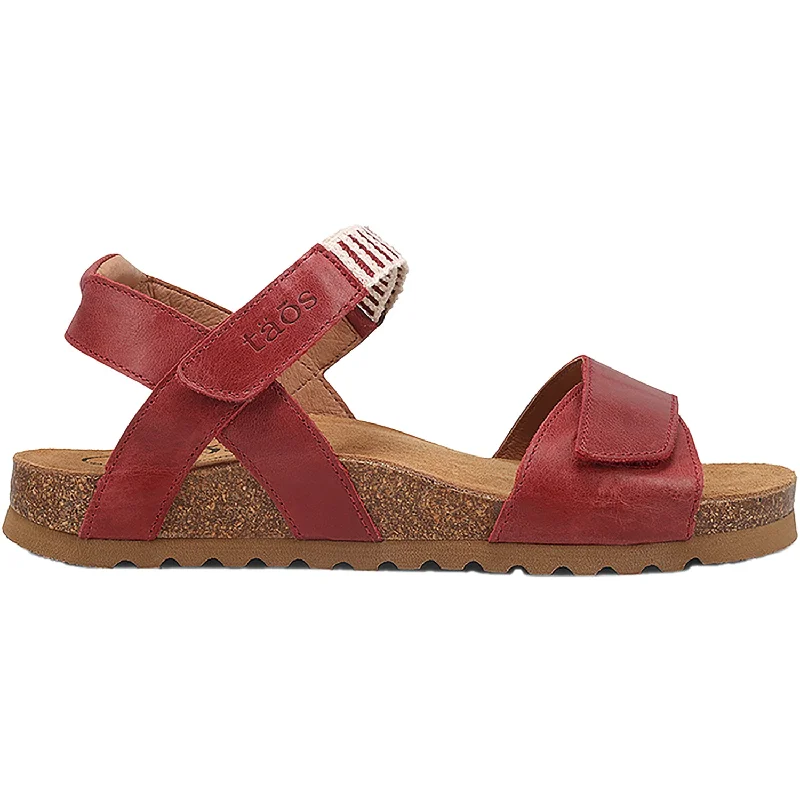 Sandals with multicolored strapsWomen's Taos Symbol Currant Leather