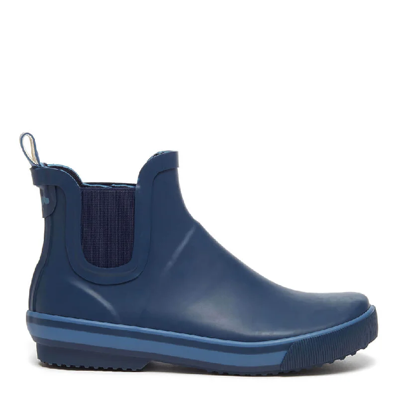 Rain boots for sleek style-Rainbow Blue Rain Bootie