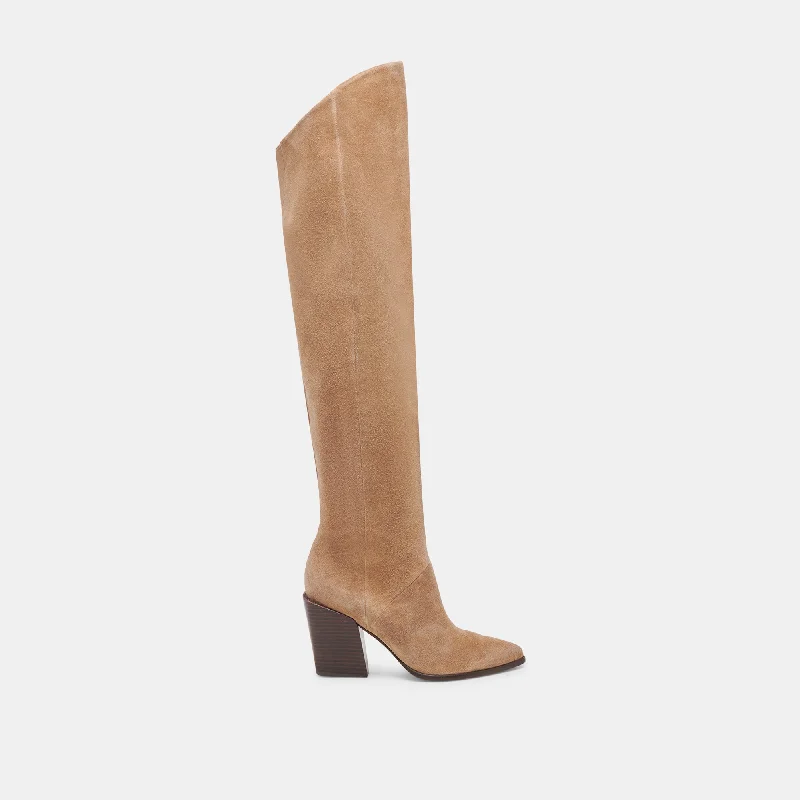 LUPIN BOOTS MUSHROOM SUEDE