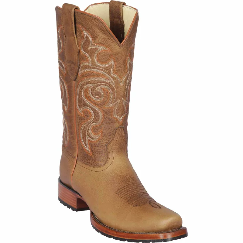 cowboy boots for women with slip-on design for easy on and off-Cowboy boots for stiff leatherLos Altos 58T9951 Men's Honey Genuine 7X Toe Cowboy Boots