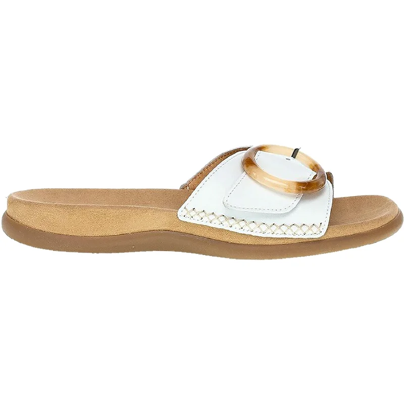 Sandals for vegan buyersWomen's Gabor 3.701.21 White Leather