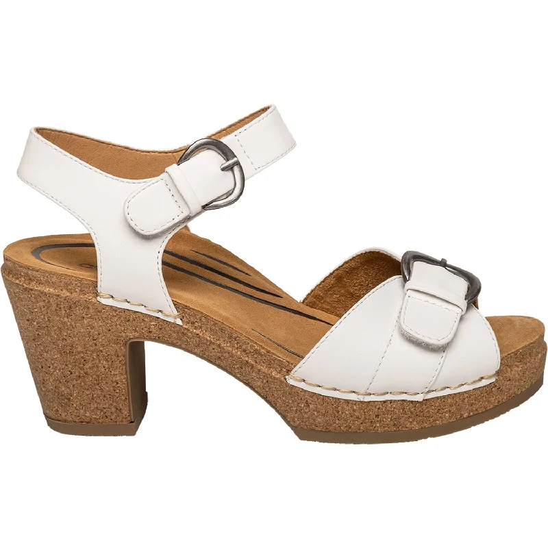 Sandals for minimalist lookWomen's Aetrex Tory White Leather