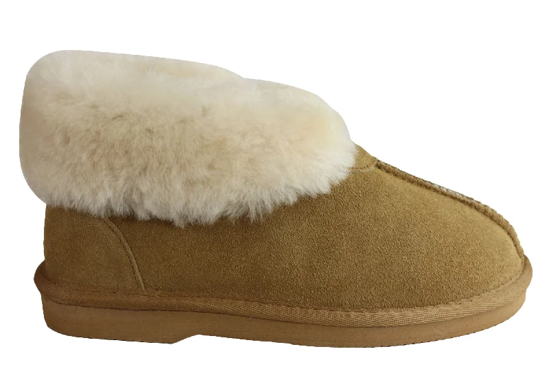 Slippers for home comfortGrosby Princess Ugg Womens Warm Comfy Sheepskin Lining Slipper Boots