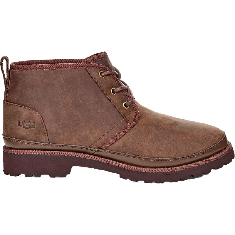 Booties with supportive soles-Men's UGG Neuland Grizzly Leather