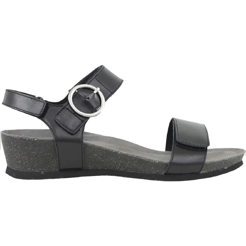 Sandals for menWomen's Munro Sintra Black Leather