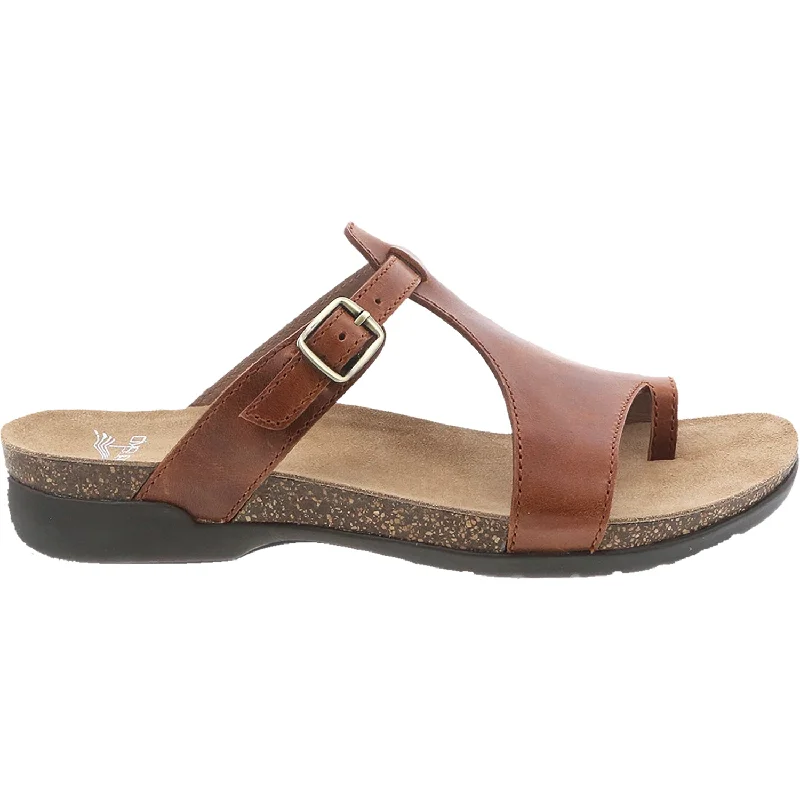 Sandals for trusted brandWomen's Dansko Remi Brown Waxy Burnished Leather