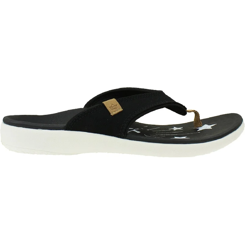 Sandals for sandy dunesWomen's Spenco Yumi Believe Black Synthetic