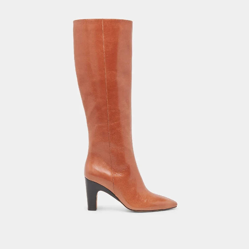 NELAS BOOTS COGNAC LEATHER