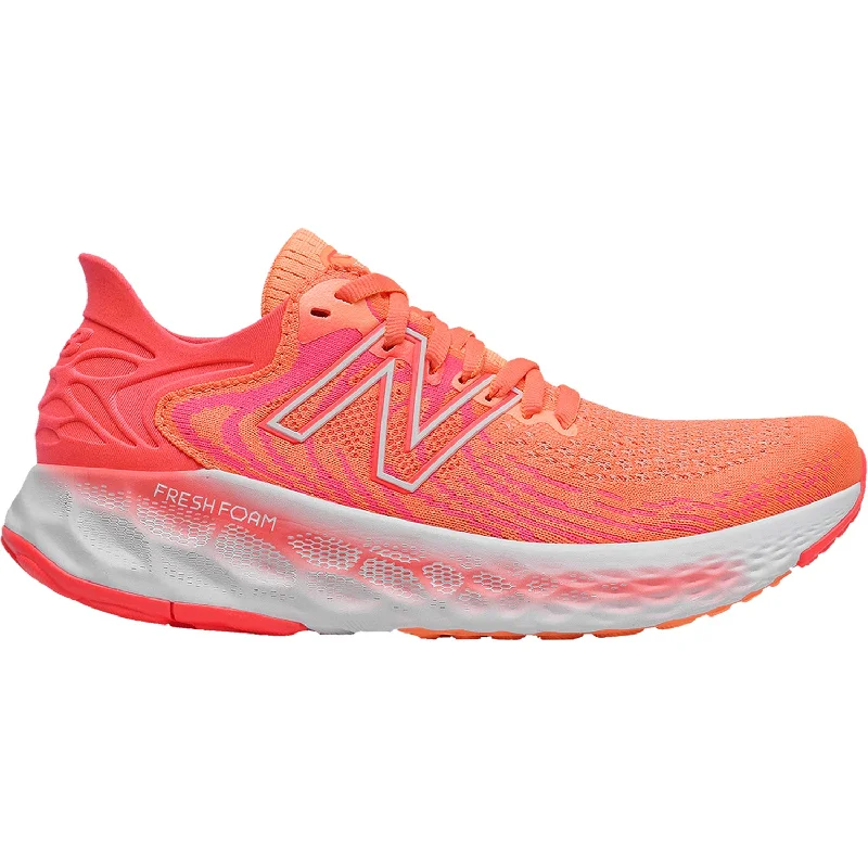 Athletic shoes with sleek traction-Women's New Balance Fresh Foam W1080C11 Citrus Punch Synthetic/Mesh