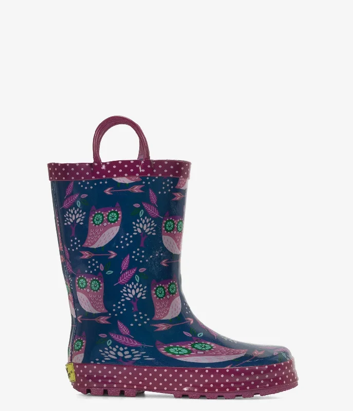 Rain boots for trendy men-Western Chief Kids Owl Dream Rain Boot - Kids