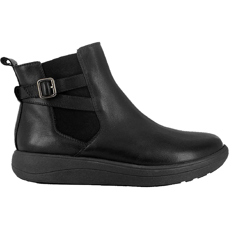 Booties for outdoor heels-Women's Strive Aston Black Leather