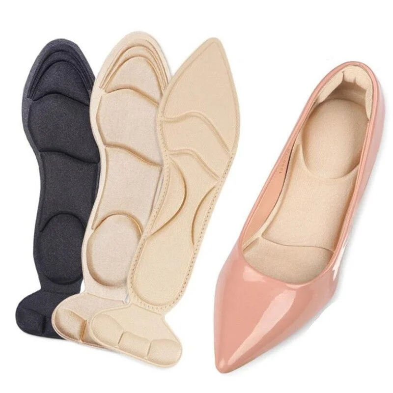 OCW Women Massage High Heel Shoes Insole Comfortable Anti-Pain Shock Resistant Heel Insert