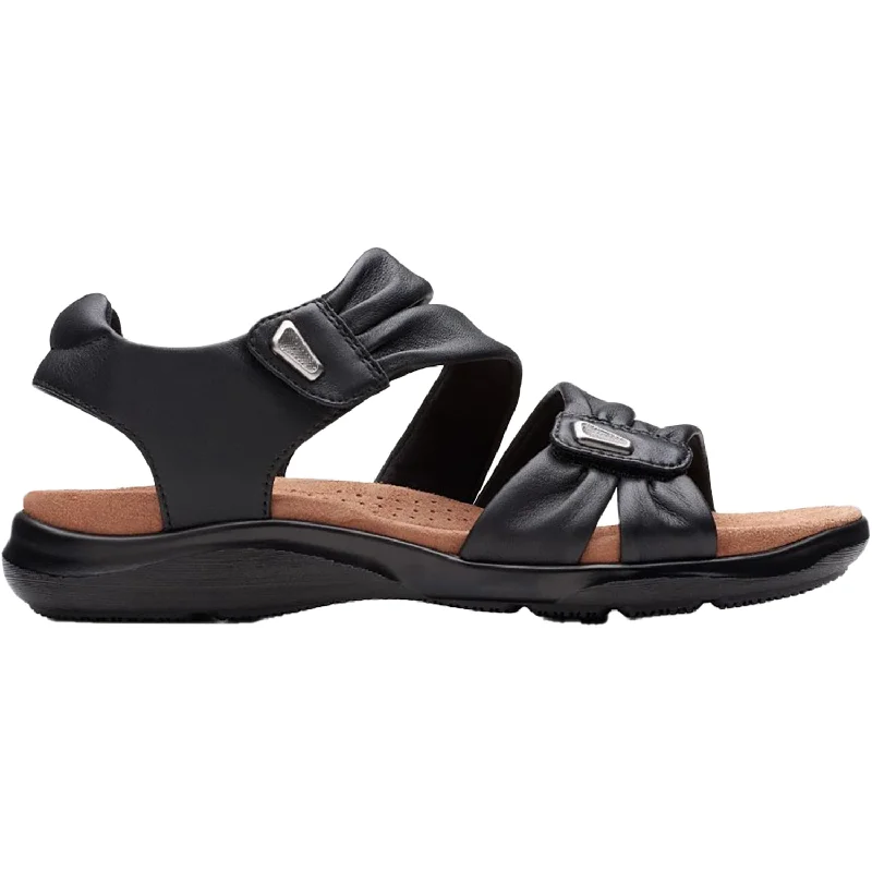 Sandals for chill walkWomen's Clarks Kitly Ave Black Leather