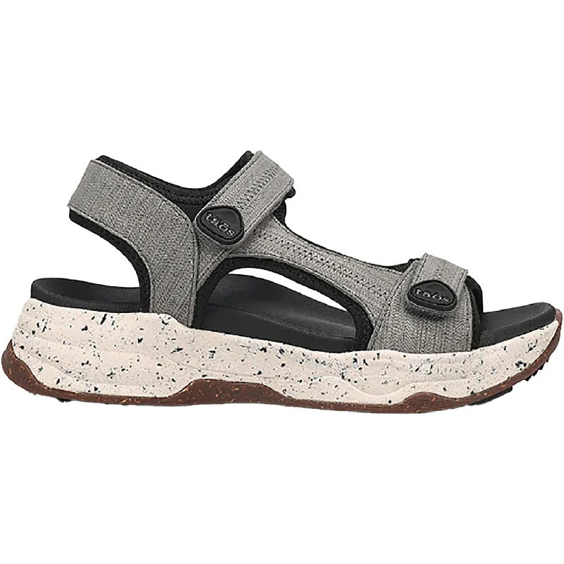 Sandals with pond vibeWomen's Taos Super Slide Grey Emboss Nubuck