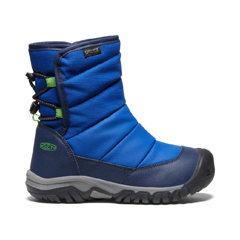 Snow boots for arthritis-Big Kids' Puffrider Waterproof Winter Boot  |  Naval Academy/Surf