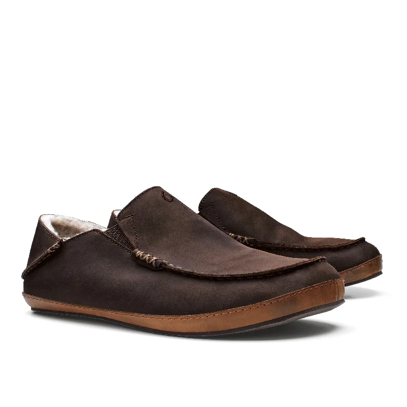 Slippers with padded comfortMoloa Slipper - Dark Wood - Men's