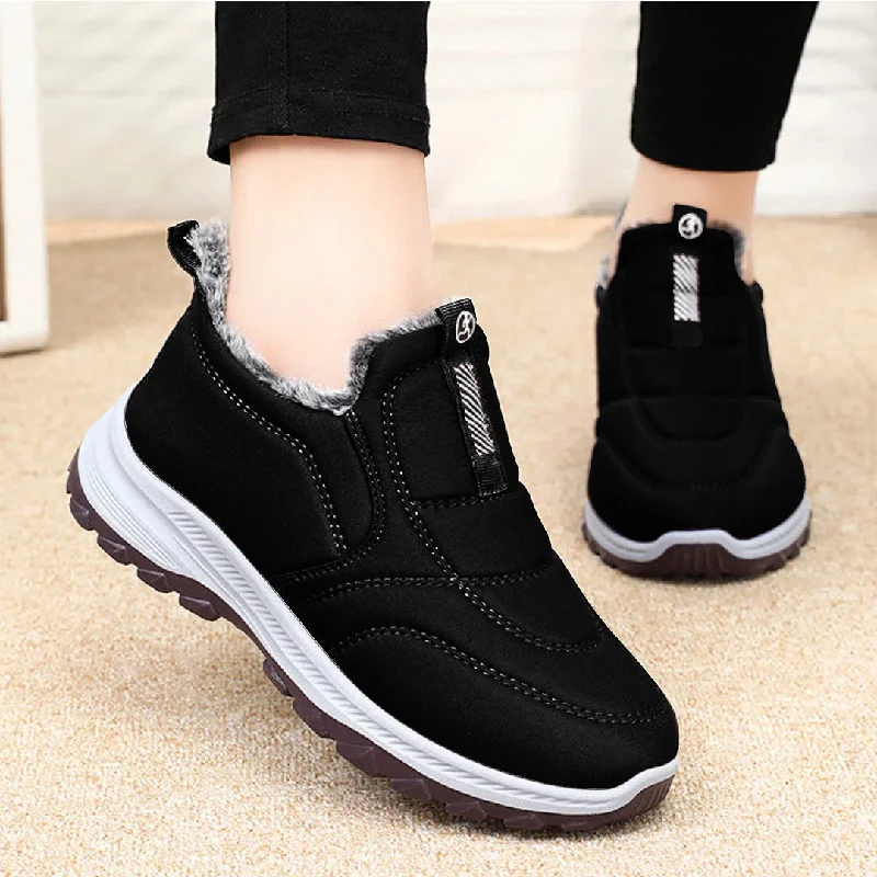 Ankle boots with ribbed sole-OCW Orthopedic Men Soft Plus Waterproof Comfortable Ankle Boots