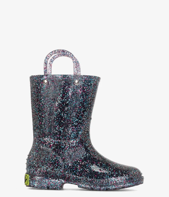 Rain boots with rough tread-Western Chief Kids Glitter Rain Boot - Kids