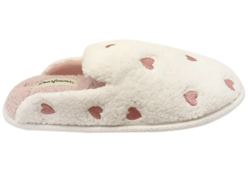 Slippers for relaxed comfortDearfoams Womens Comfortable Open Back Scuff Slippers