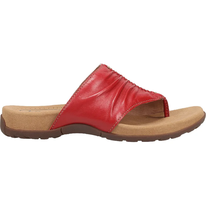 Sandals for sandy beachesWomen's Taos Gift 2 Red Leather