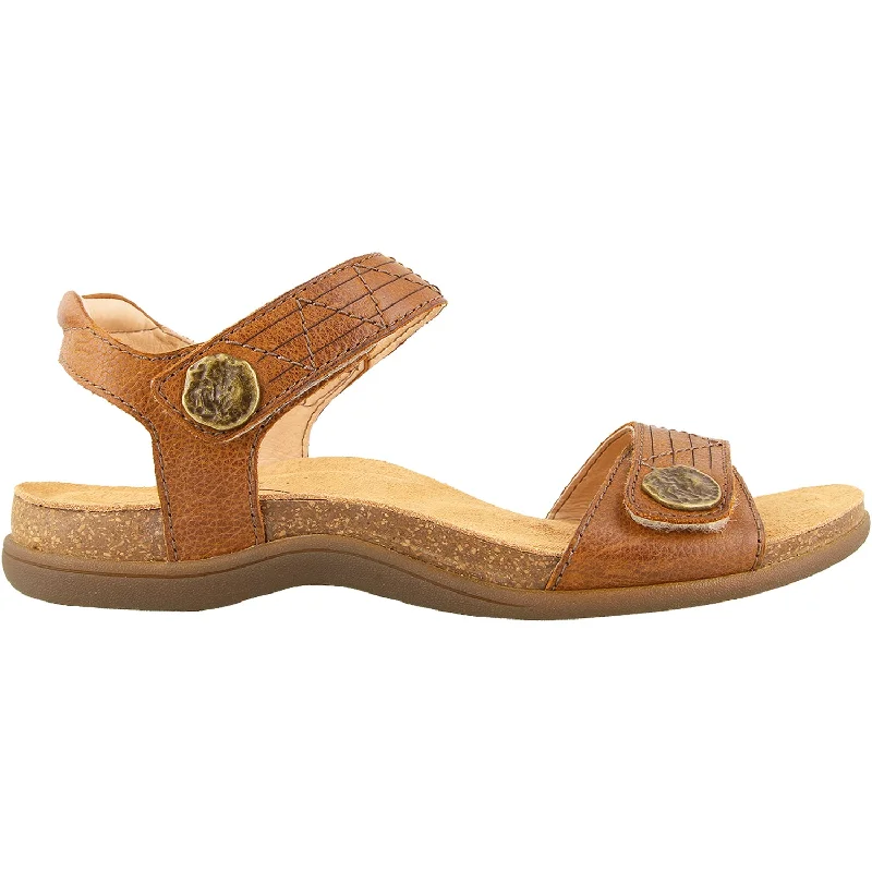 Sandals for trendy walkWomen's Taos Pioneer Tan Leather