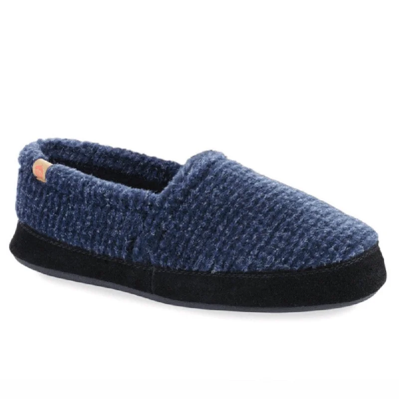 Slippers for foot wellnessAcorn Men's Slipper Blue Check