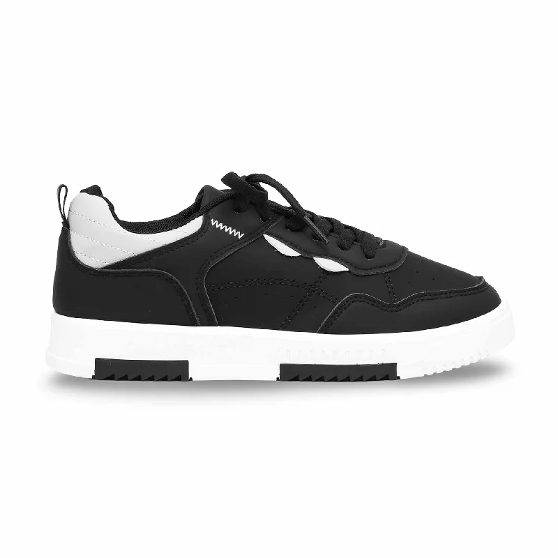 Athletic shoes for small feet-Black Casual Sneaker AT7389