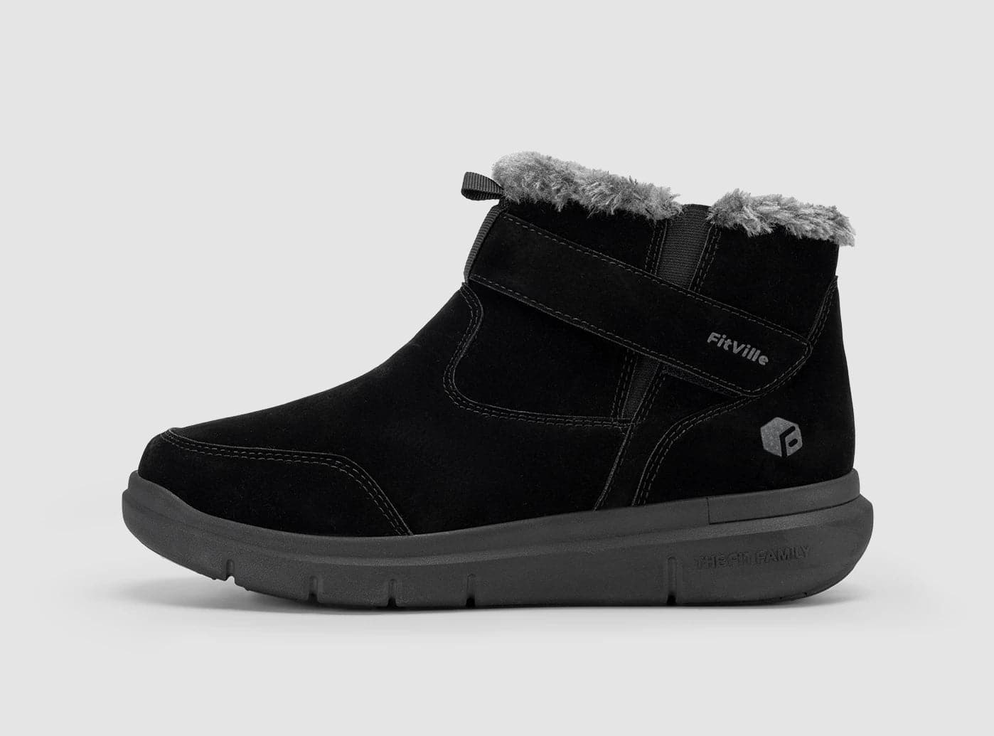 Snow boots for couples-FitVille Men's CozyCore Winter Boots V1