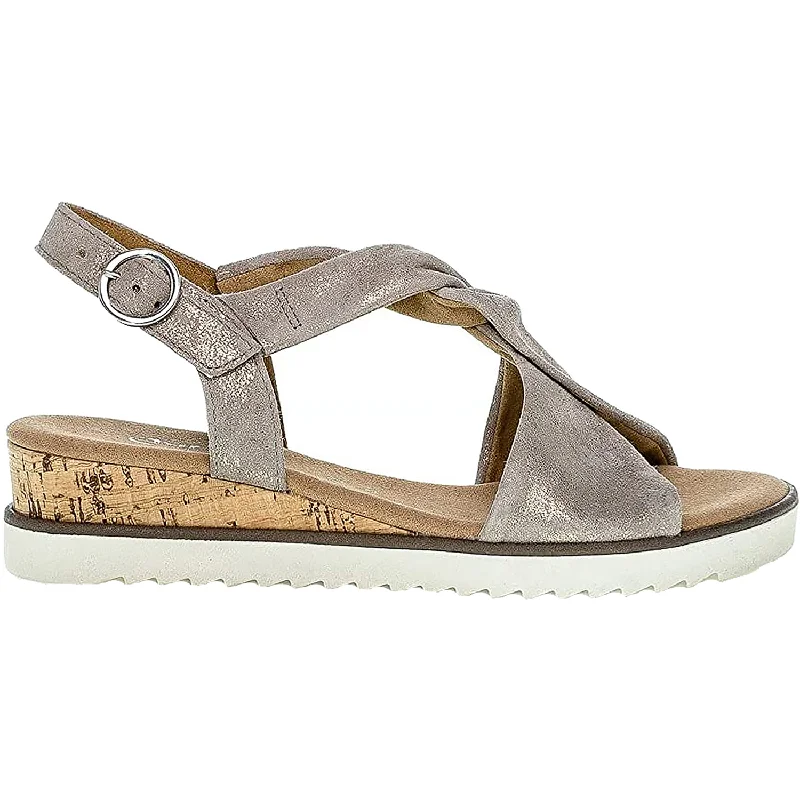 Sandals for weddingsWomen's Gabor 2.751.95 Taupe Metallic Leather