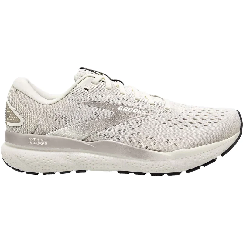 Athletic shoes with cool cushion-Men's Brooks Ghost 16 Coconut/Chateau/Forged Iron Mesh