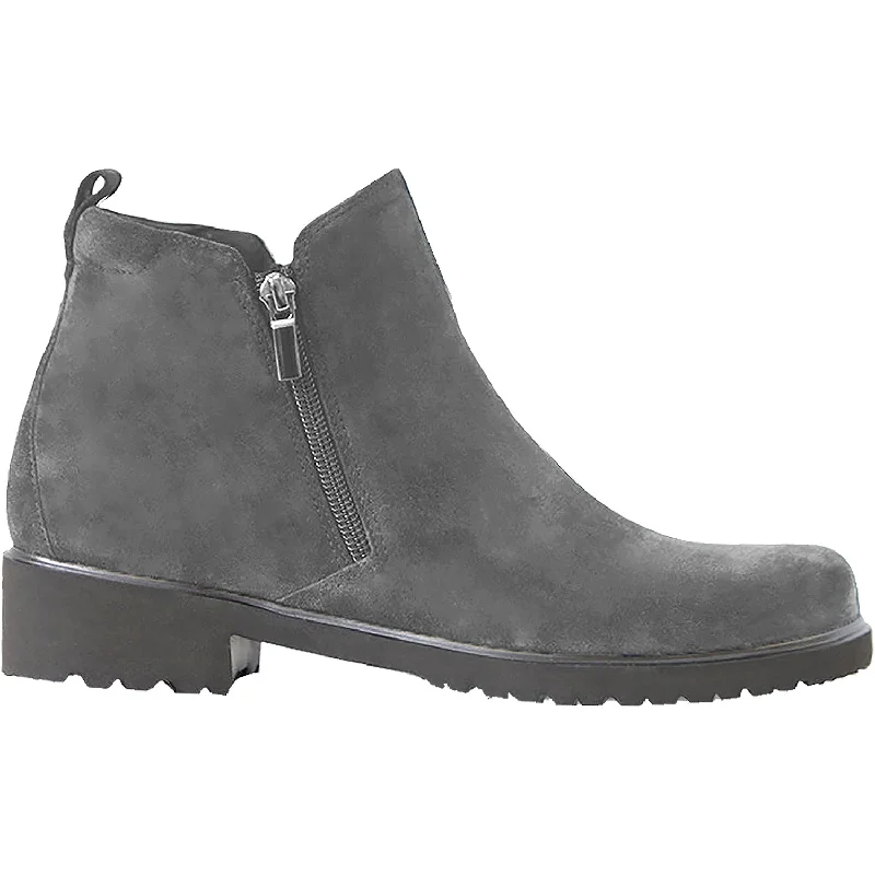 Booties for trendy fashion-Women's Munro Rourke Charcoal Suede