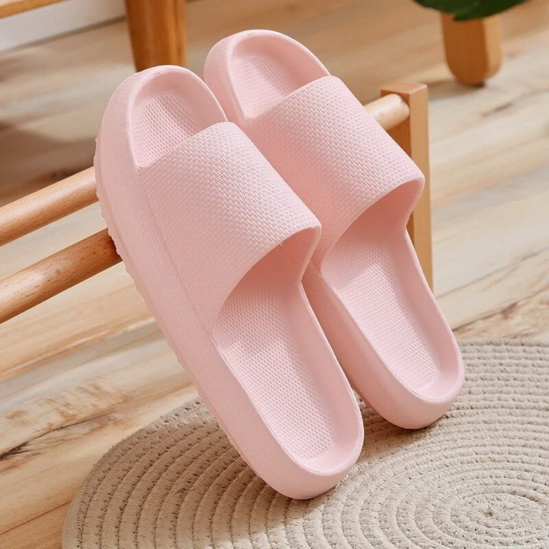 Slippers with trendy colorsComfy Cushy Slippers - Home & Outdoor Comfortable Sandals