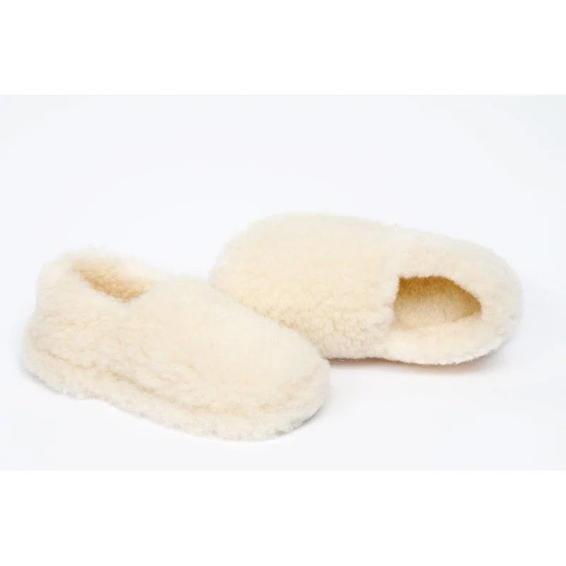 Slippers for home softnessYoko Full Ladies Natural Wool Slippers