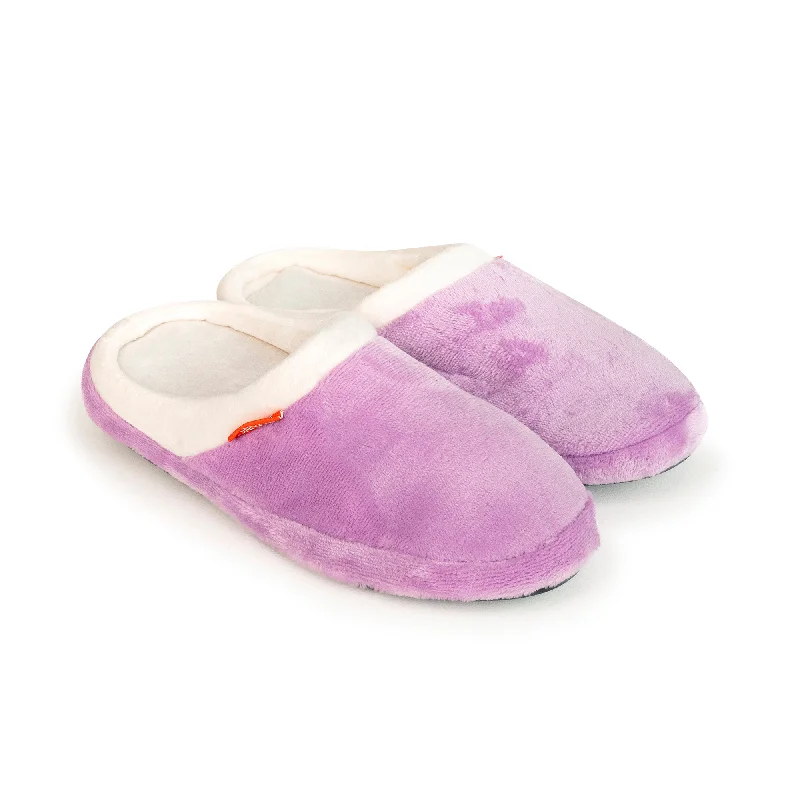 Slippers with flexible fitArchline Orthotic Slippers Slip-On – Lilac