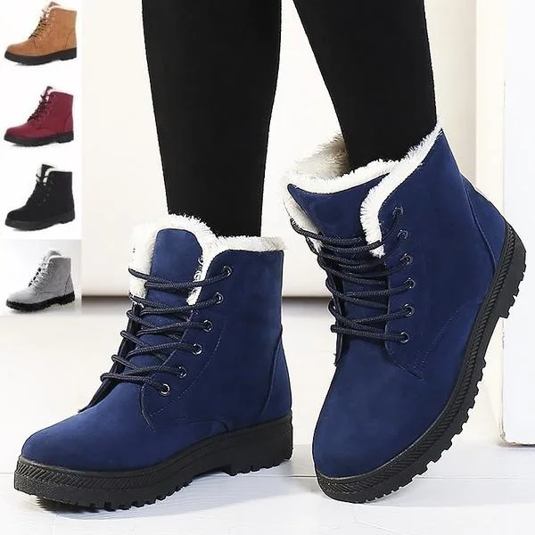 Snow boots for city winters-HARENC™Heel With Snow Boots For Women