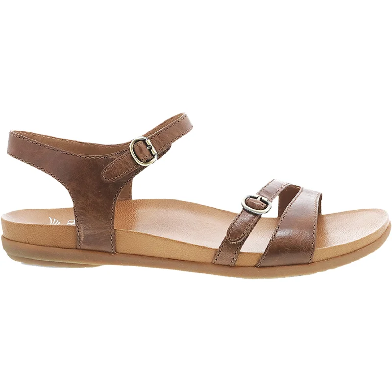 Sandals with lantern glowWomen's Dansko Janelle Tan Glazed Calf Leather