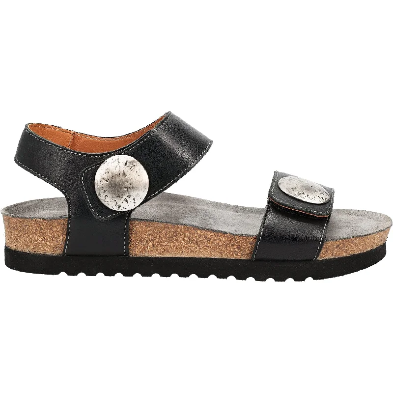 Sandals for snakeskin lookWomen's Taos Luckie Black Leather