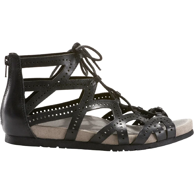 Sandals with wellness styleWomen's Earth Lehi Black Soft Calf Leather