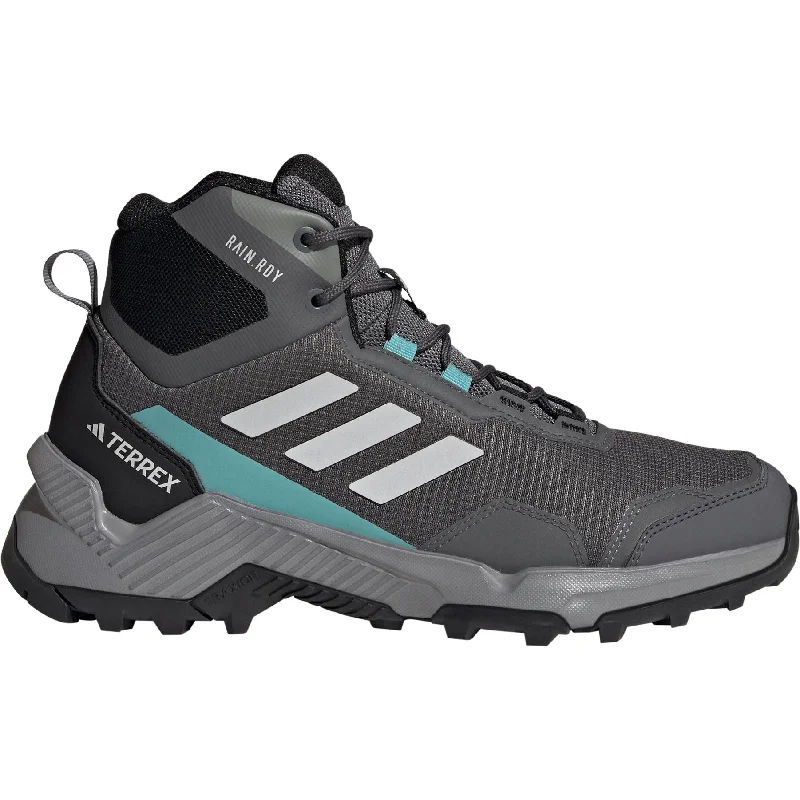 Rain boots with mid-shin height-adidas Terrex Eastrail 2 Mid RAIN.RDY Womens Walking Boots - Grey