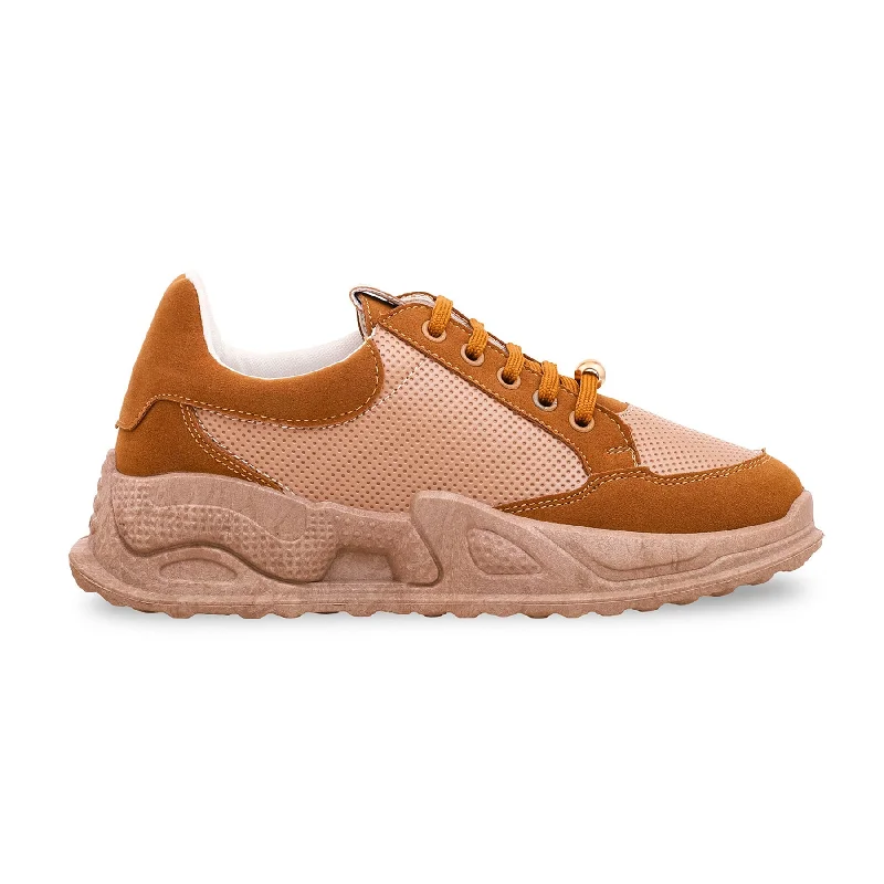 Athletic shoes for daily comfort-Beige Casual Sneaker AT7202